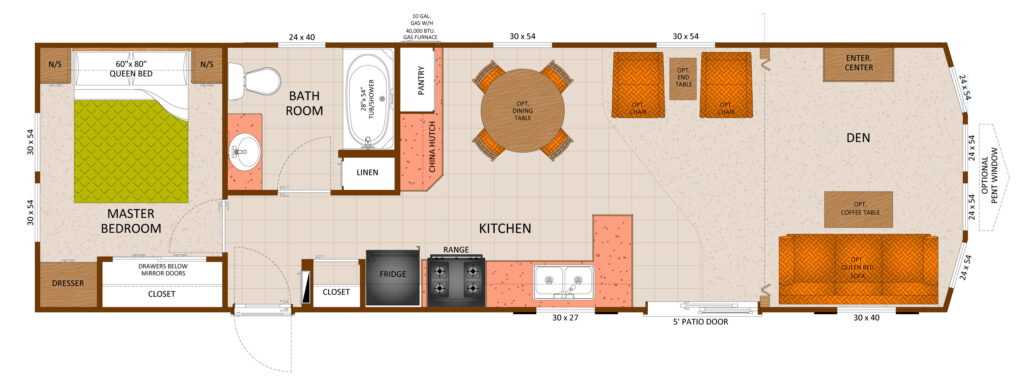 Plan de MAPLETON